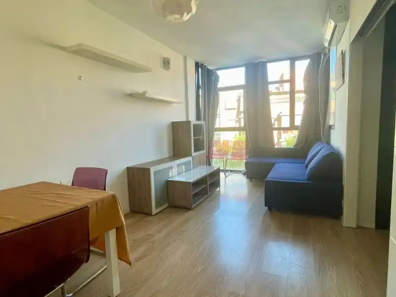 Piso en venta en Calle Martín Muñoz de las Posadas, 8, Ensanche de Vallecas - La Gavia Sala de estar de Piso en venta en Madrid con Aire acondicionado, Calefacción y Jardín privado