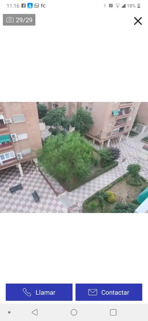 Pis de lloguer a Avenida de Cadiz, 42, Barrio de Zaidín Jardí de Pis de lloguer en Granada amb Aire condicionat, Jardí privat i Moblat