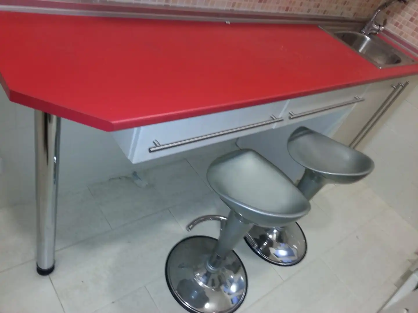 Cocina de Piso en venta en  Madrid Capital con Aire acondicionado y Balcón
