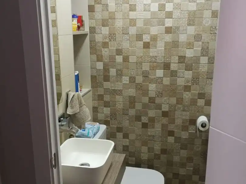 Flat for sale in Calle Costa Rica, 7, Barriada Río San Pedro Bathroom of Flat for sale in Puerto Real with Air Conditioner, Parquet flooring and Furnished