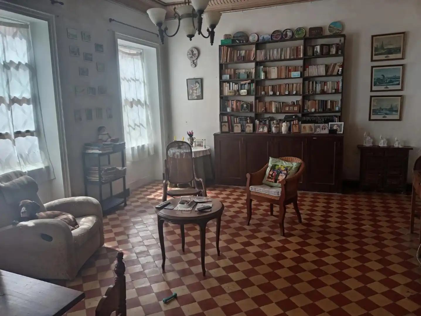 Sala de estar de Casa adosada en venta en Maó - Mahón con Jardín privado, Terraza y Trastero