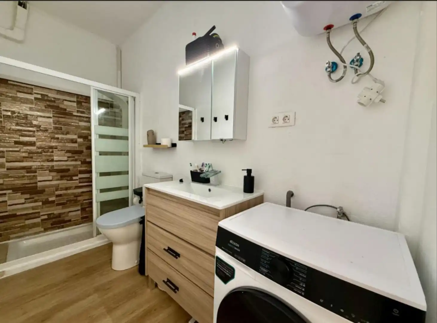 Badezimmer von Wohnung zum Verkauf in Las Palmas de Gran Canaria mit Klimaanlage