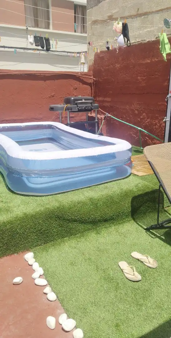 Schwimmbecken von Wohnung zum Verkauf in Las Palmas de Gran Canaria mit Klimaanlage