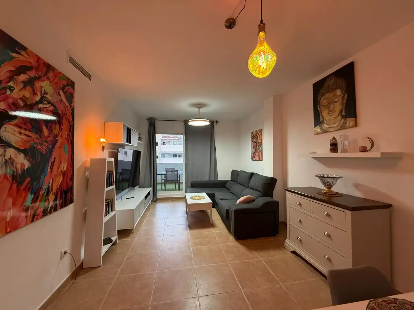 Piso de alquiler en Calle Garden Golf, 6, Altorreal - El Chorrico Sala de estar de Piso de alquiler en Molina de Segura con Aire acondicionado, Calefacción y Jardín privado