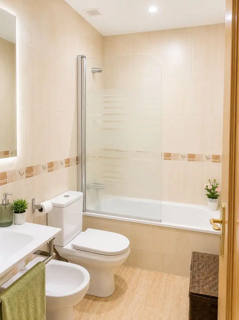 Piso en venta en Calle Rodríguez de la Fuente, 12, Aljomahima - Ermita Baño de Piso en venta en Las Gabias con Aire acondicionado