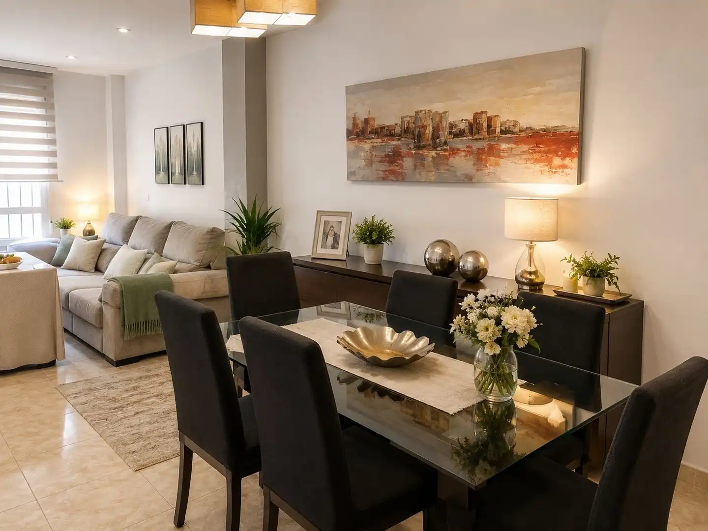 Piso en venta en Calle Rodríguez de la Fuente, 12, Aljomahima - Ermita Comedor de Piso en venta en Las Gabias con Aire acondicionado