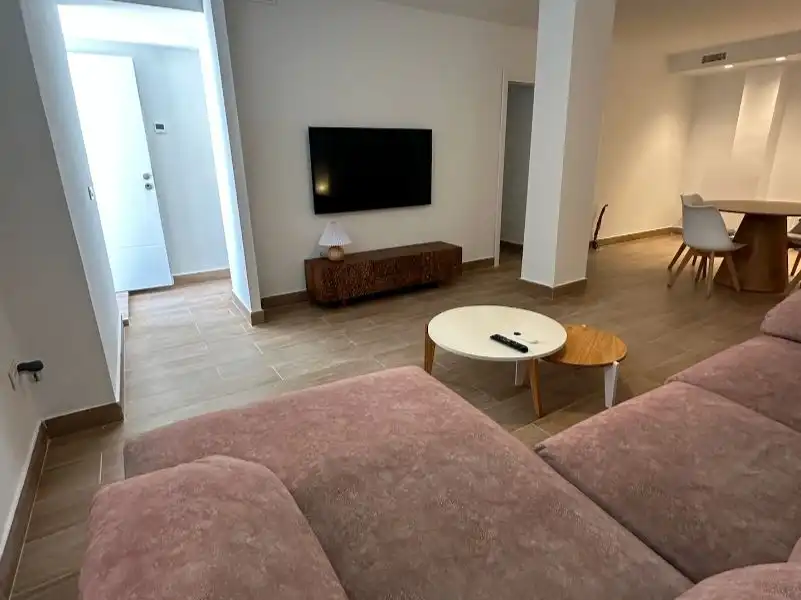Apartments for rent in Avinguda de la Armada Española, 2, Santa Pola Living room of Apartments for rent in Santa Pola with Air Conditioner, Terrace and Swimming Pool