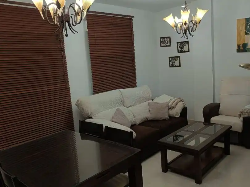 Piso de alquiler en Avenida Doctor Juan Reyes, 6, La Zarzuela - San José - Belén Sala de estar de Piso de alquiler en Linares con Aire acondicionado, Calefacción y Amueblado
