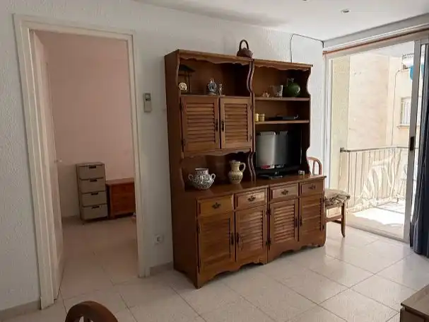 Flat for sale in Passeig de Rafael Campalans, 22, Platja de la Paella Living room of Flat for sale in Torredembarra with Air Conditioner and Balcony