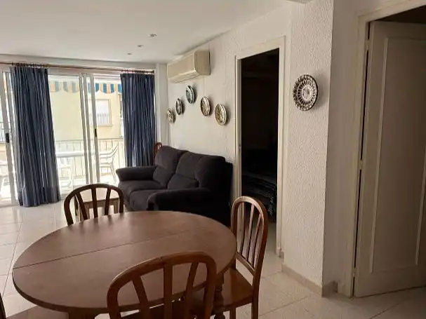 Flat for sale in Passeig de Rafael Campalans, 22, Platja de la Paella Living room of Flat for sale in Torredembarra with Air Conditioner and Balcony
