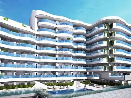 Flat for sale in Calle Martínez Catena, 6, Puerto Deportivo Exterior view of Flat for sale in Fuengirola with Air Conditioner, Terrace and Swimming Pool