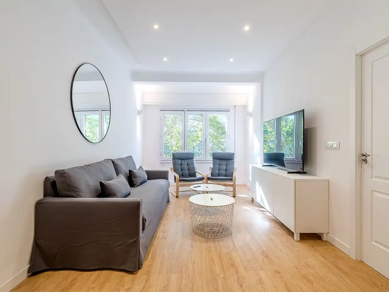 Piso de alquiler en Paseo de San Francisco de Sales, 11, Vallehermoso Sala de estar de Piso de alquiler en Madrid con Aire acondicionado, Calefacción y Parquet