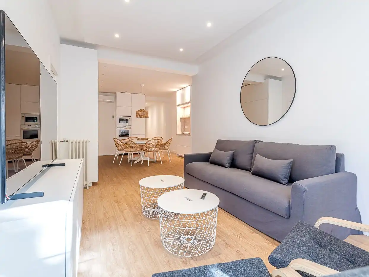 Piso de alquiler en Paseo de San Francisco de Sales, 11, Vallehermoso Sala de estar de Piso de alquiler en Madrid con Aire acondicionado, Calefacción y Parquet