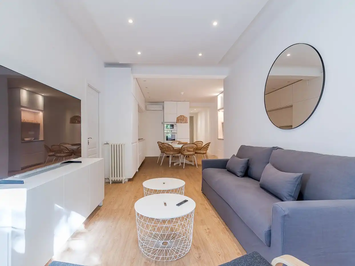 Piso de alquiler en Paseo de San Francisco de Sales, 11, Vallehermoso Sala de estar de Piso de alquiler en Madrid con Aire acondicionado, Calefacción y Parquet