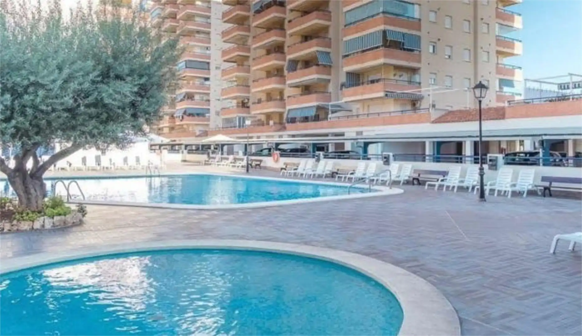 Piscina de Apartament de lloguer en Oropesa del Mar / Orpesa amb Jardí privat, Terrassa i Piscina