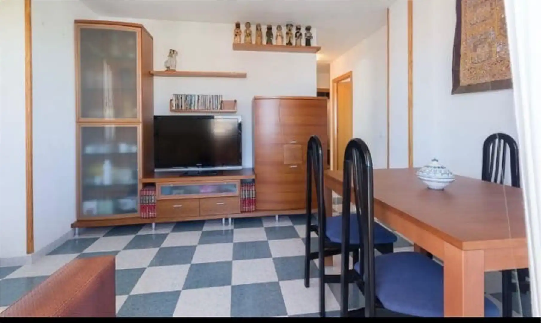 Sala d'estar de Apartament de lloguer en Oropesa del Mar / Orpesa amb Jardí privat, Terrassa i Piscina