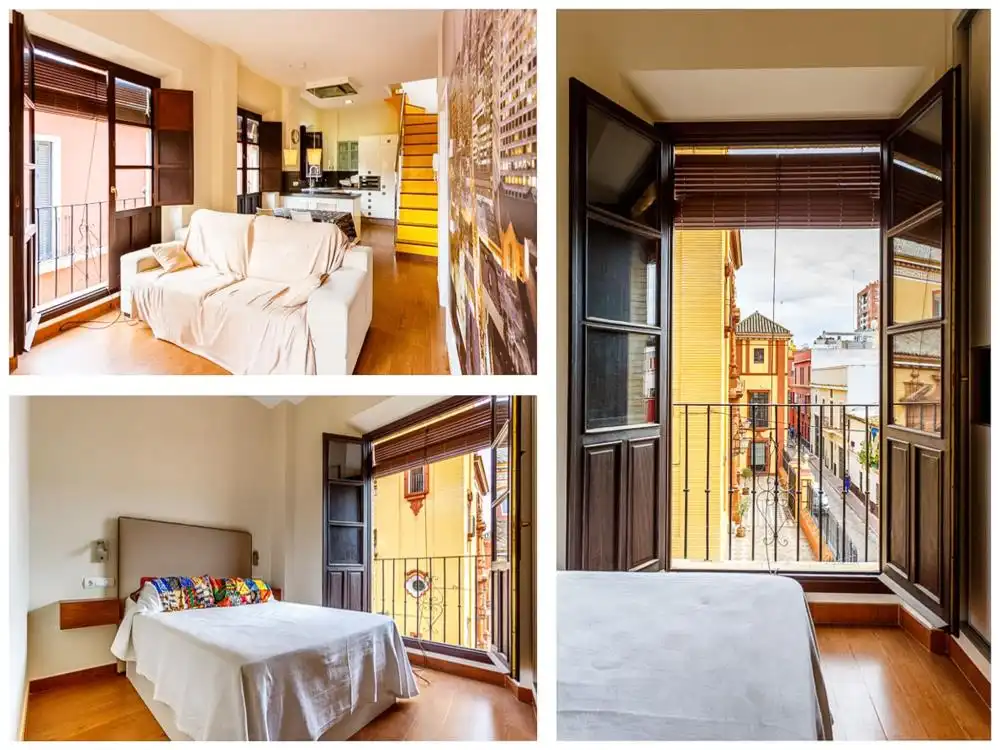 Piso en venta en Calle Santísimo Cristo de la Salud, 20, San Bernardo Habitación de Piso en venta en Sevilla con Aire acondicionado, Amueblado y Balcón
