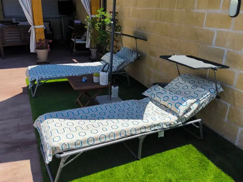 Casa adosada en venta en Calle Peña del Arcipreste, 5, Villalbilla pueblo Terraza de Casa adosada en venta en Villalbilla con Aire acondicionado, Calefacción y Jardín privado