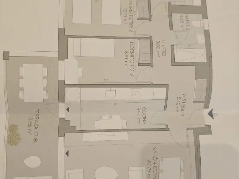 Pis de lloguer a Calle Árbol del Amor, 4, Nueva Almería - Cortijo Grande - Vega de Acá Pis de lloguer en Almería amb Aire condicionat, Jardí privat i Parquet