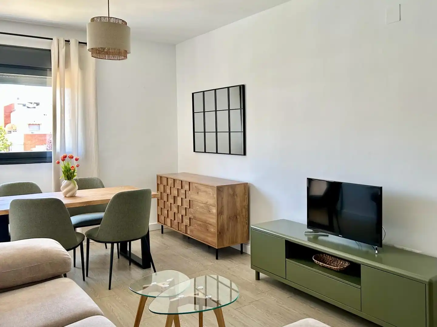 Flat for rent in Avenida de la Hiedra, Albolote Living room of Flat for rent in Albolote with Air Conditioner, Terrace and Swimming Pool