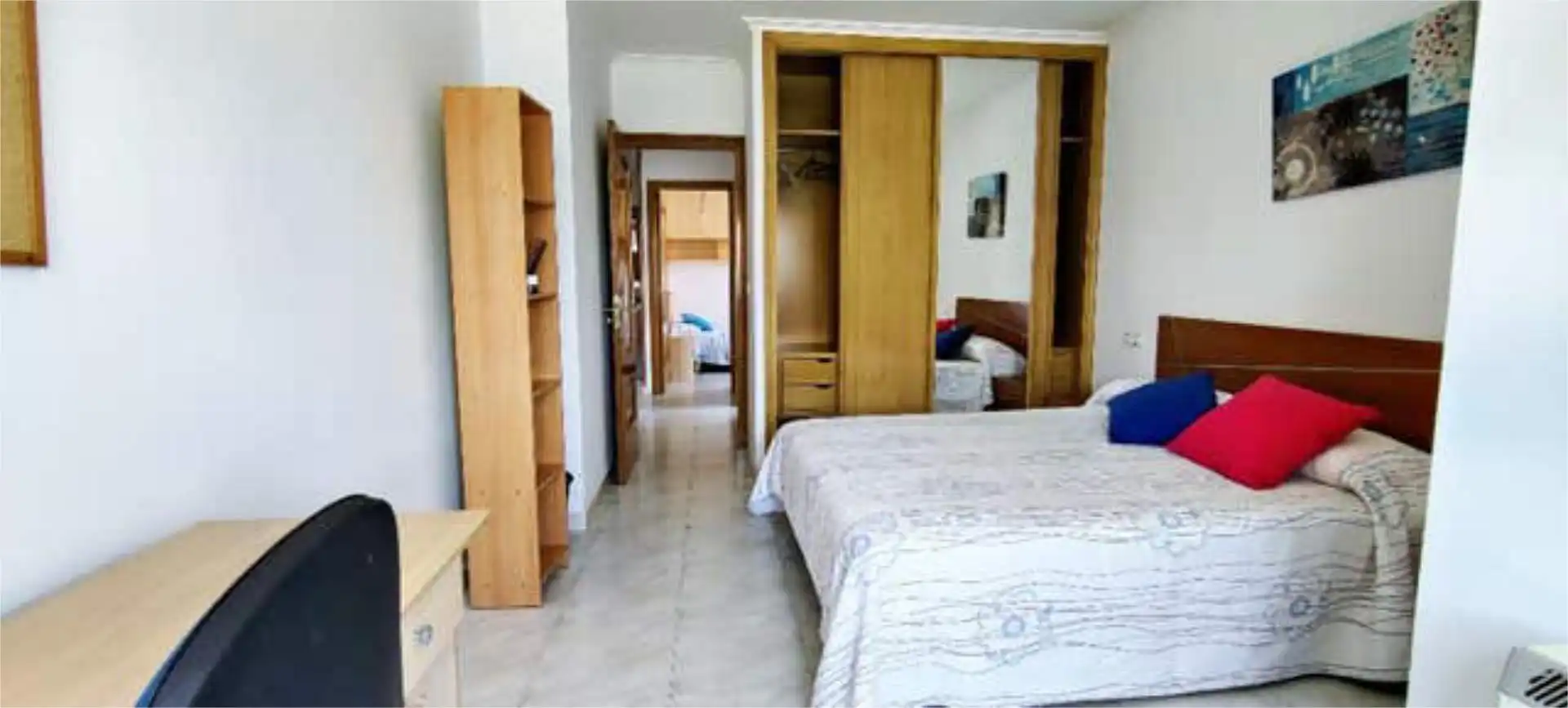 Flat for rent in O Burgo - Campus Universitario Bedroom of Flat for rent in Pontevedra Capital with Heating and Private garden