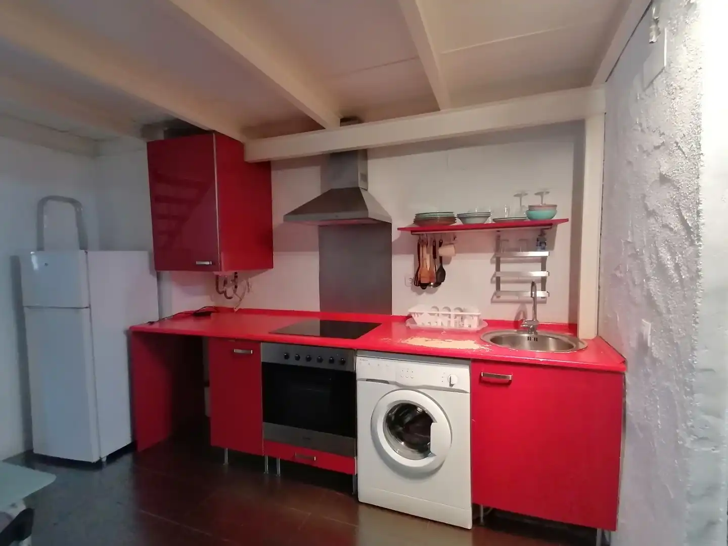 Piso en venta en Calle de Peña Cavero, 15, Casco Histórico de Vallecas Cocina de Piso en venta en Madrid con Aire acondicionado, Calefacción y Amueblado