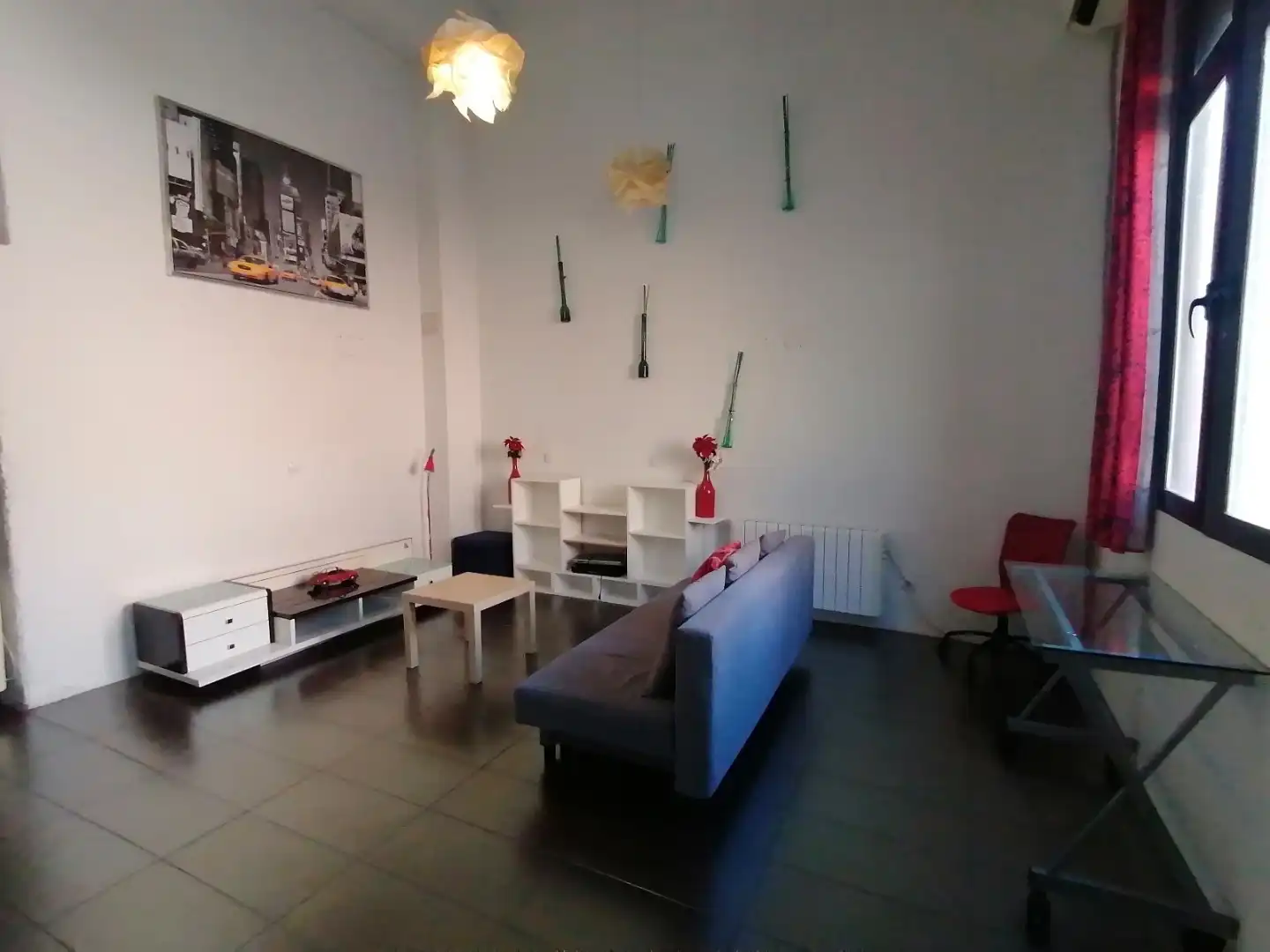 Piso en venta en Calle de Peña Cavero, 15, Casco Histórico de Vallecas Sala de estar de Piso en venta en Madrid con Aire acondicionado, Calefacción y Amueblado