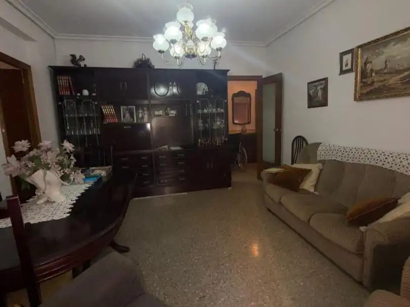Flat for sale in Carrer del Salvador, 60, Camí Reial Living room of Flat for sale in Torrent with Air Conditioner, Terrace and Balcony
