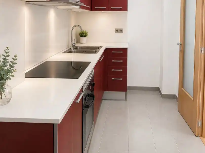 Wohnung zum Verkauf in L'Espirall Küche von Wohnung zum Verkauf in Vilafranca del Penedès mit Klimaanlage und Schwimmbad