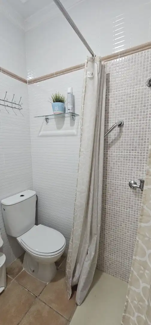 Baño de Apartamento de alquiler en Sevilla con Aire acondicionado, Calefacción y Amueblado