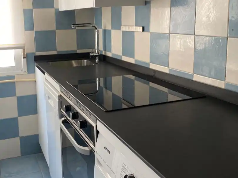 Flat for rent in Calle del Alcalde Sainz de Baranda, 105, Estrella Kitchen of Flat for rent in Madrid with Air Conditioner and Heating