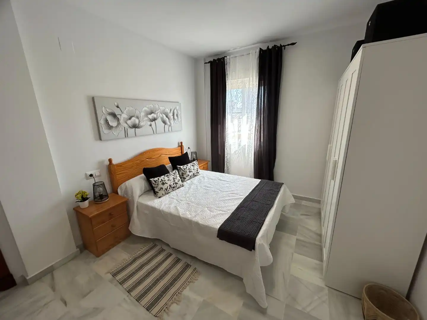 Flat for rent in Calle Puerto, 37, Ayuntamiento - Barrio Alto Bedroom of Flat for rent in Sanlúcar de Barrameda with Air Conditioner and Balcony