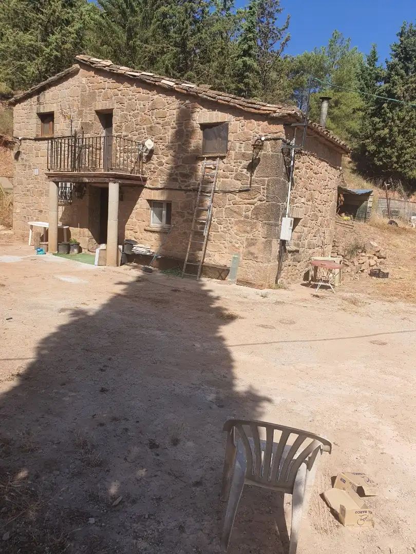 Exterior view of Country homes for rent in Sant Pere Sallavinera  with Heating, Private garden and Terrace