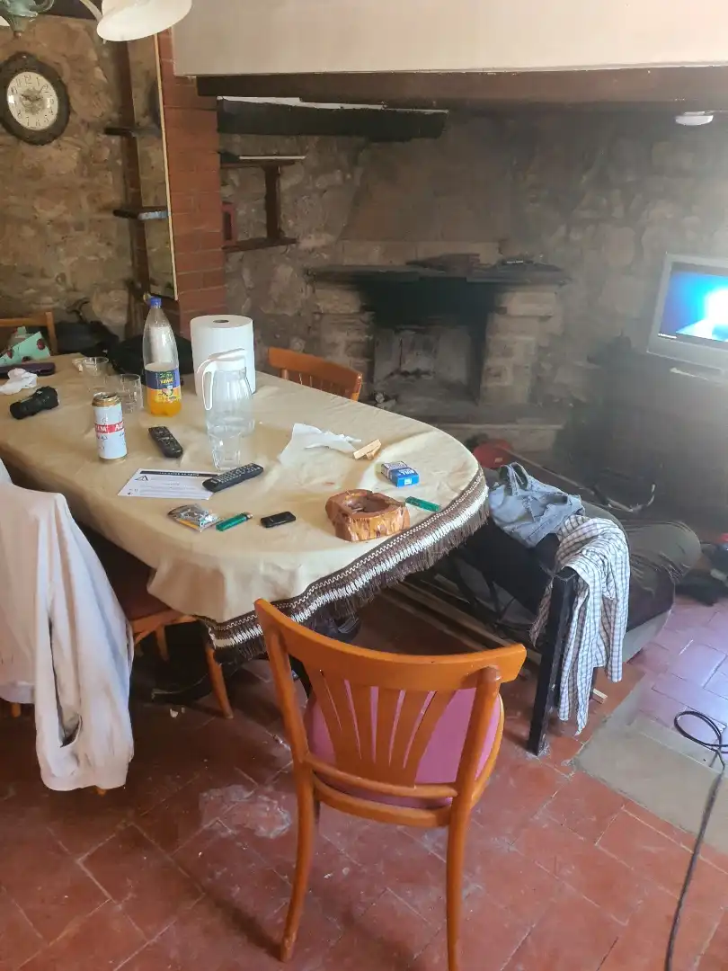 Dining room of Country homes for rent in Sant Pere Sallavinera  with Heating, Private garden and Terrace