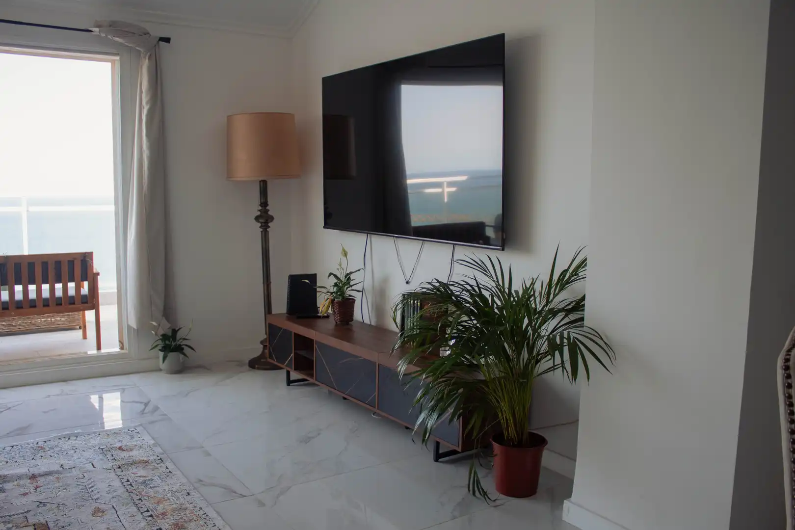 Detached homes for rent in Carrer Azahar, 14, Cullera Living room of Detached homes for rent in Cullera with Air Conditioner, Terrace and Swimming Pool