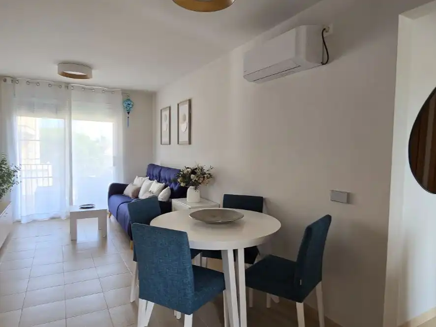 Wohnung zum Verkauf in Carrer dels Pins, 15, L'Ampolla Wohnzimmer von Wohnung zum Verkauf in L'Ampolla mit Klimaanlage, Heizung und Schwimmbad