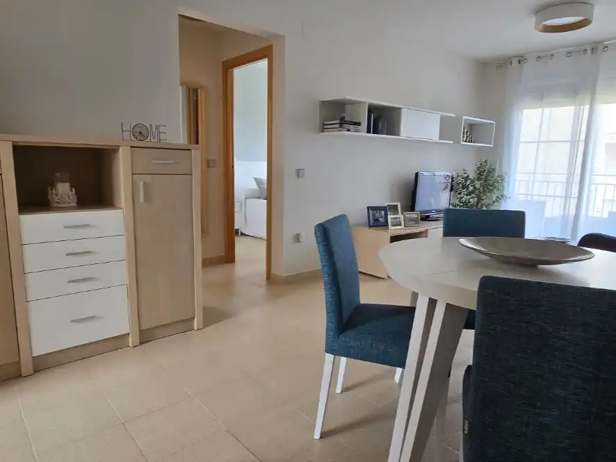 Wohnung zum Verkauf in Carrer dels Pins, 15, L'Ampolla Esszimmer von Wohnung zum Verkauf in L'Ampolla mit Klimaanlage, Heizung und Schwimmbad