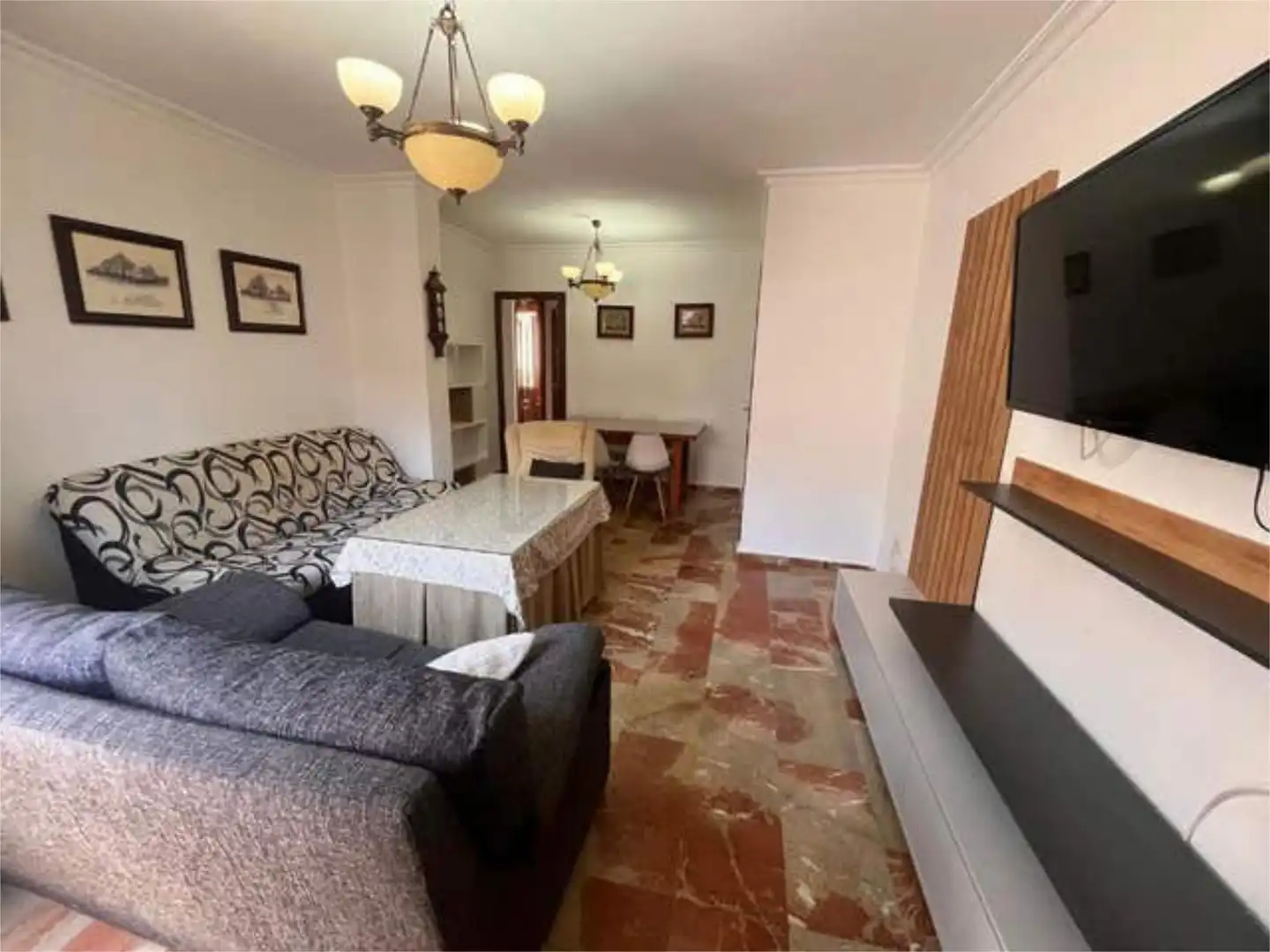 Sala de estar de Piso de alquiler en Huelva con Amueblado y Se aceptan mascotas
