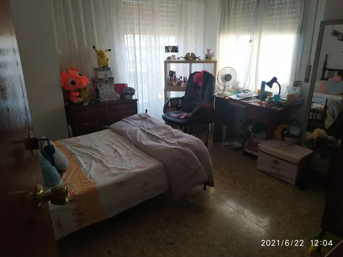 Pis de lloguer a Calle Hellín, 49, Hospital Dormitori de Pis de lloguer en Albacete amb Calefacció, Moblat i Balcó