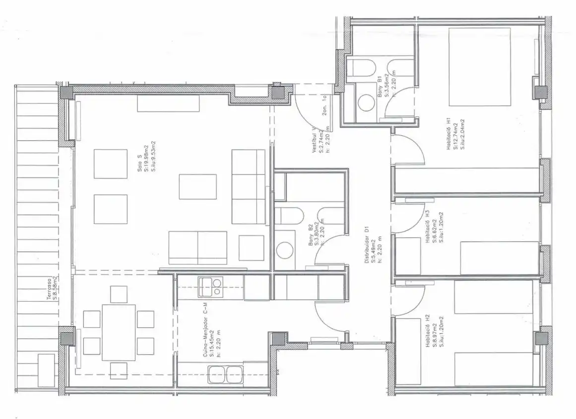 Flat for sale in Avinguda Sant Jeroni, 1, Sant Fost de Campsentelles Flat for sale in Sant Fost de Campsentelles with Air Conditioner, Heating and Parquet flooring