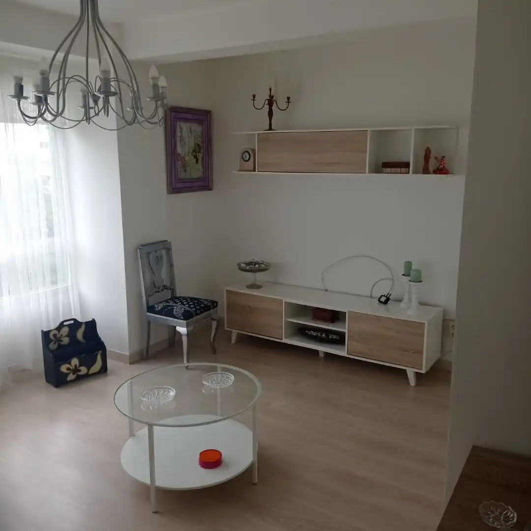 Living room of Flat for rent in Ferrol  with Furnished, Washing machine and Microwave