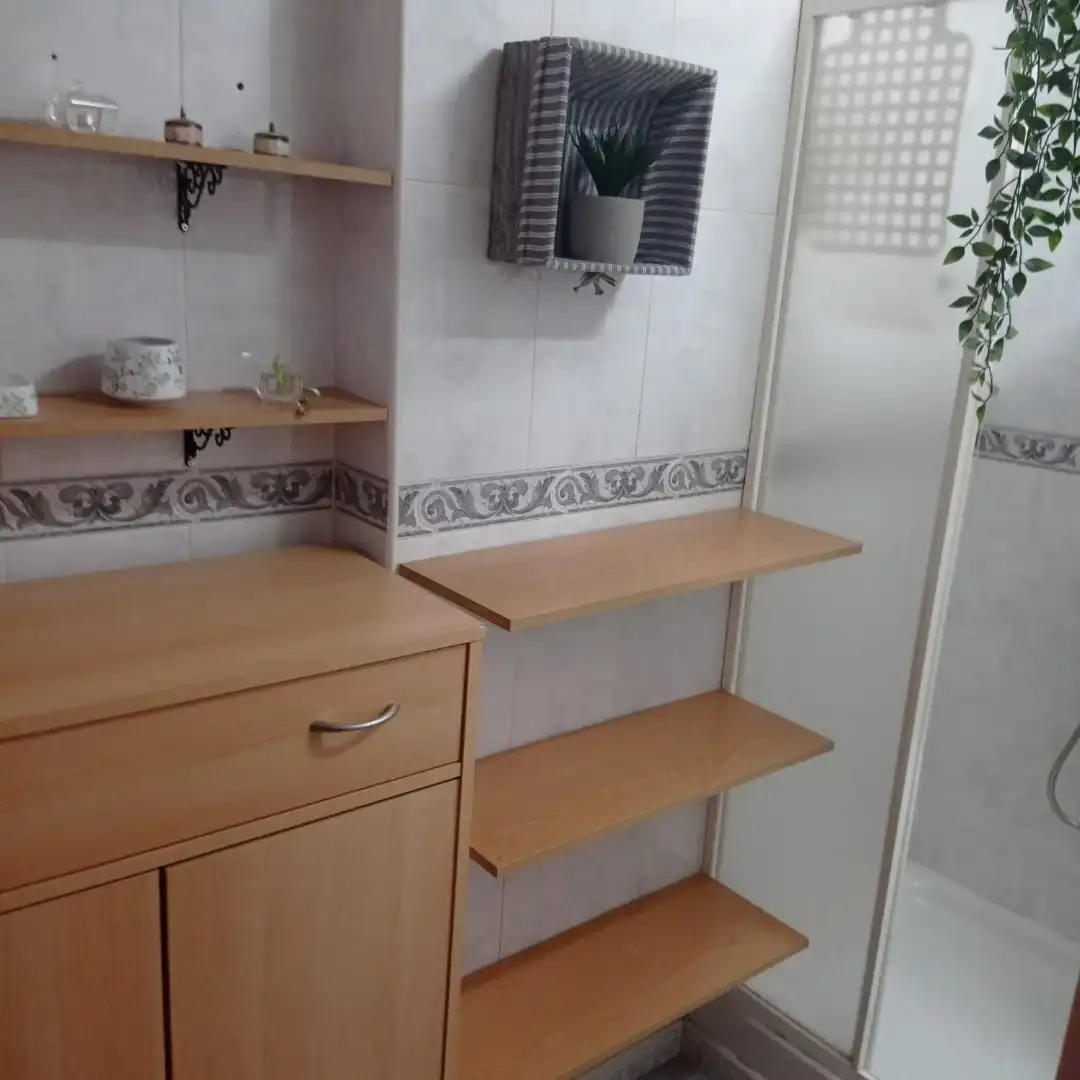 Kitchen of Flat for rent in Ferrol  with Furnished, Washing machine and Microwave