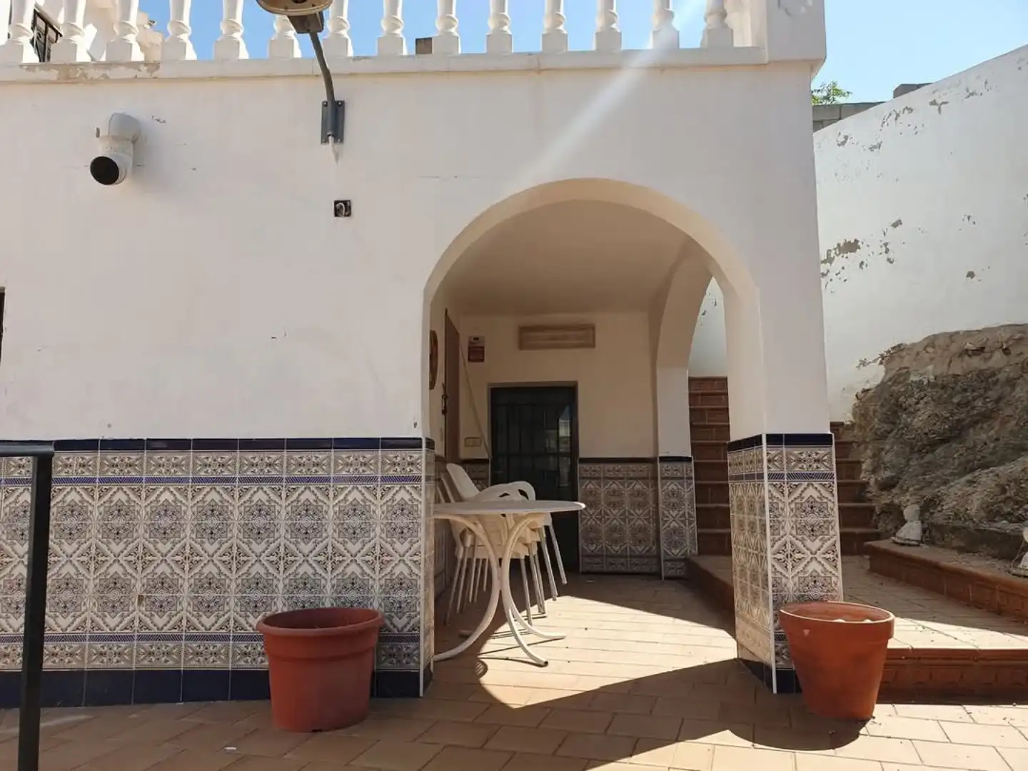 Terrassa de Casa adosada en venda en Tobarra amb Aire condicionat, Moblat i Rentadora