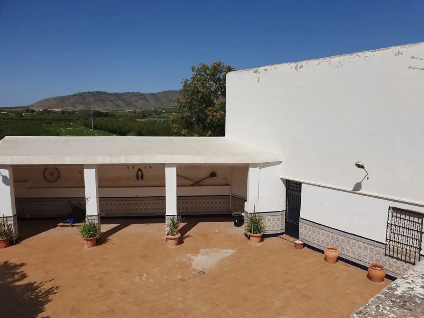 Terrassa de Casa adosada en venda en Tobarra amb Aire condicionat, Moblat i Rentadora