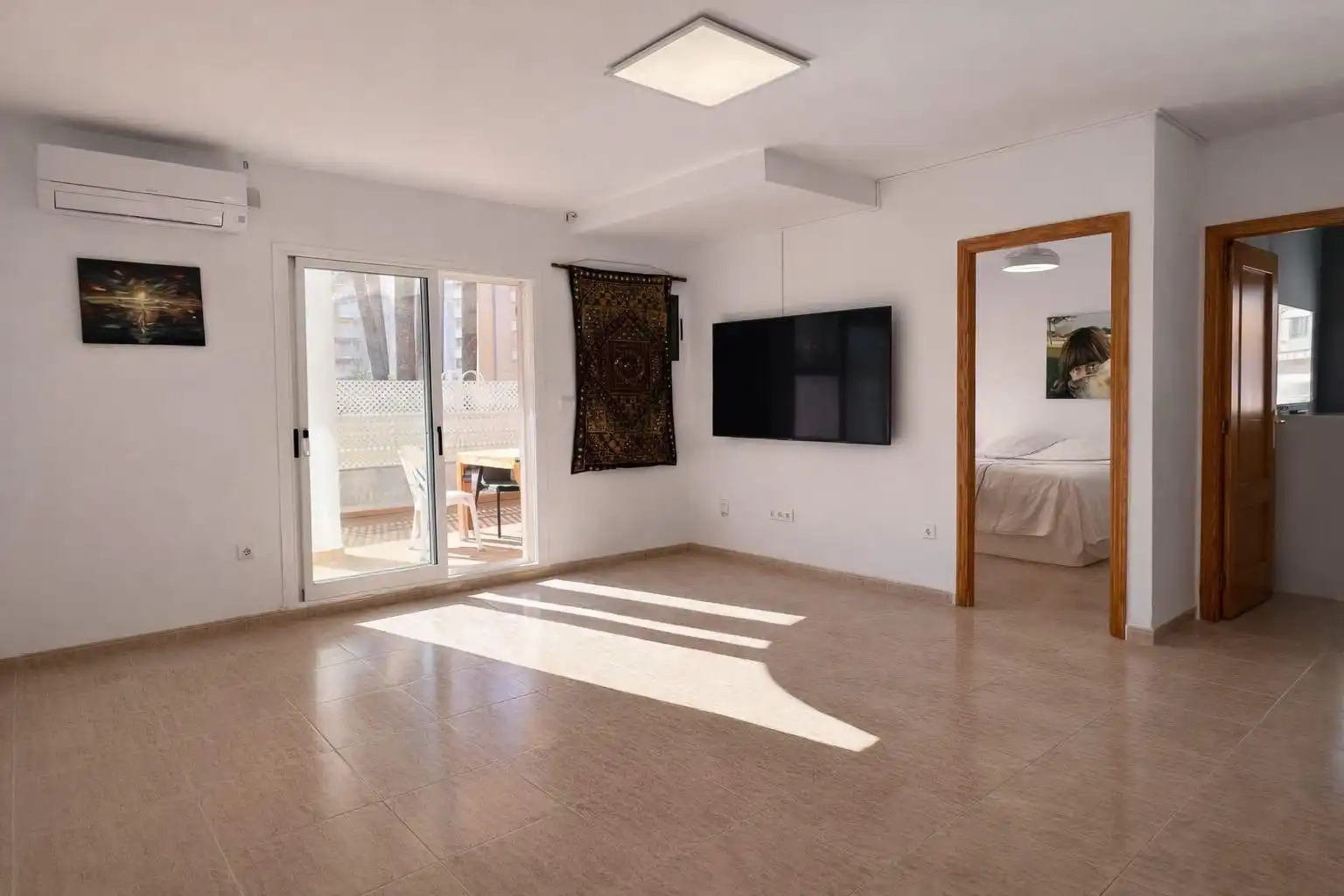 Apartamento en venta en Calle Cocentaina, 10, Piles Sala de estar de Apartamento en venta en Piles con Aire acondicionado, Terraza y Piscina