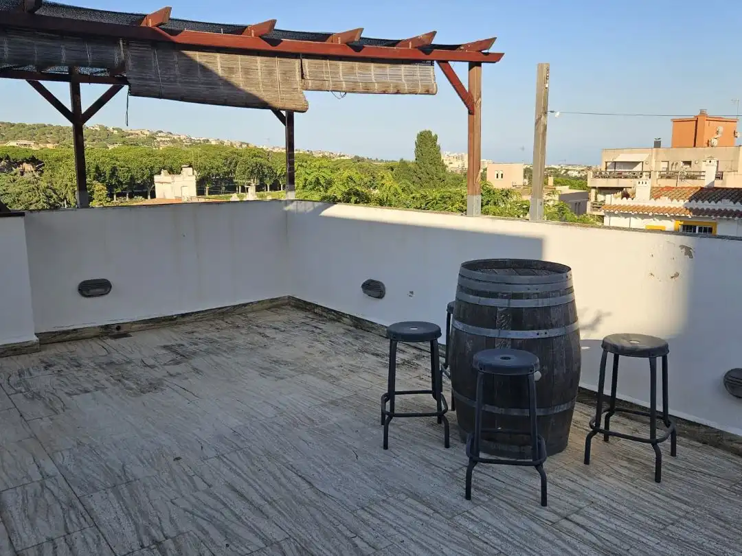 Flat for rent in Carrer Sant Vicenç Ferrer, 7, Alella Terrace of Flat for rent in Alella with Air Conditioner, Heating and Parquet flooring