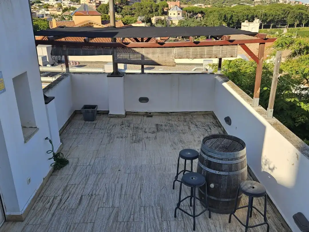Flat for rent in Carrer Sant Vicenç Ferrer, 7, Alella Terrace of Flat for rent in Alella with Air Conditioner, Heating and Parquet flooring