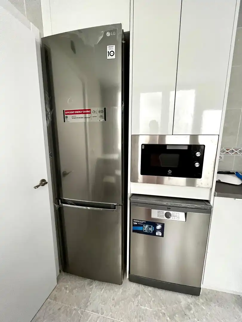 Cocina de Piso de alquiler en Cerdanyola del Vallès con Balcón