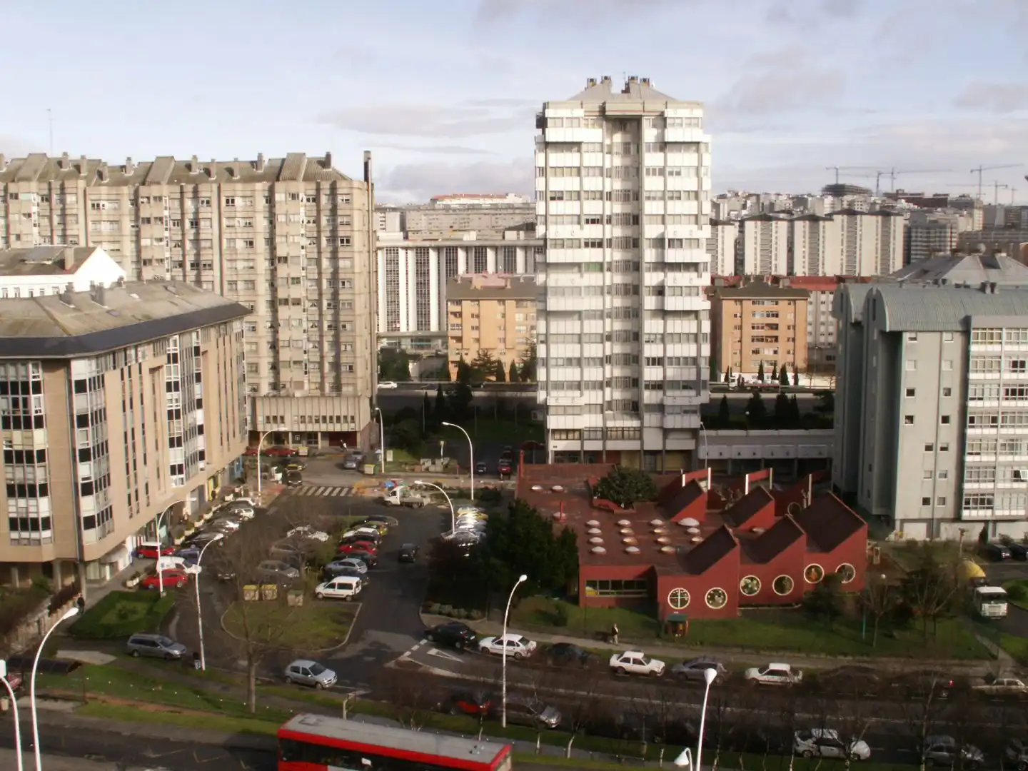 Exterior view of Flat for rent in A Coruña Capital   with Heating and Furnished