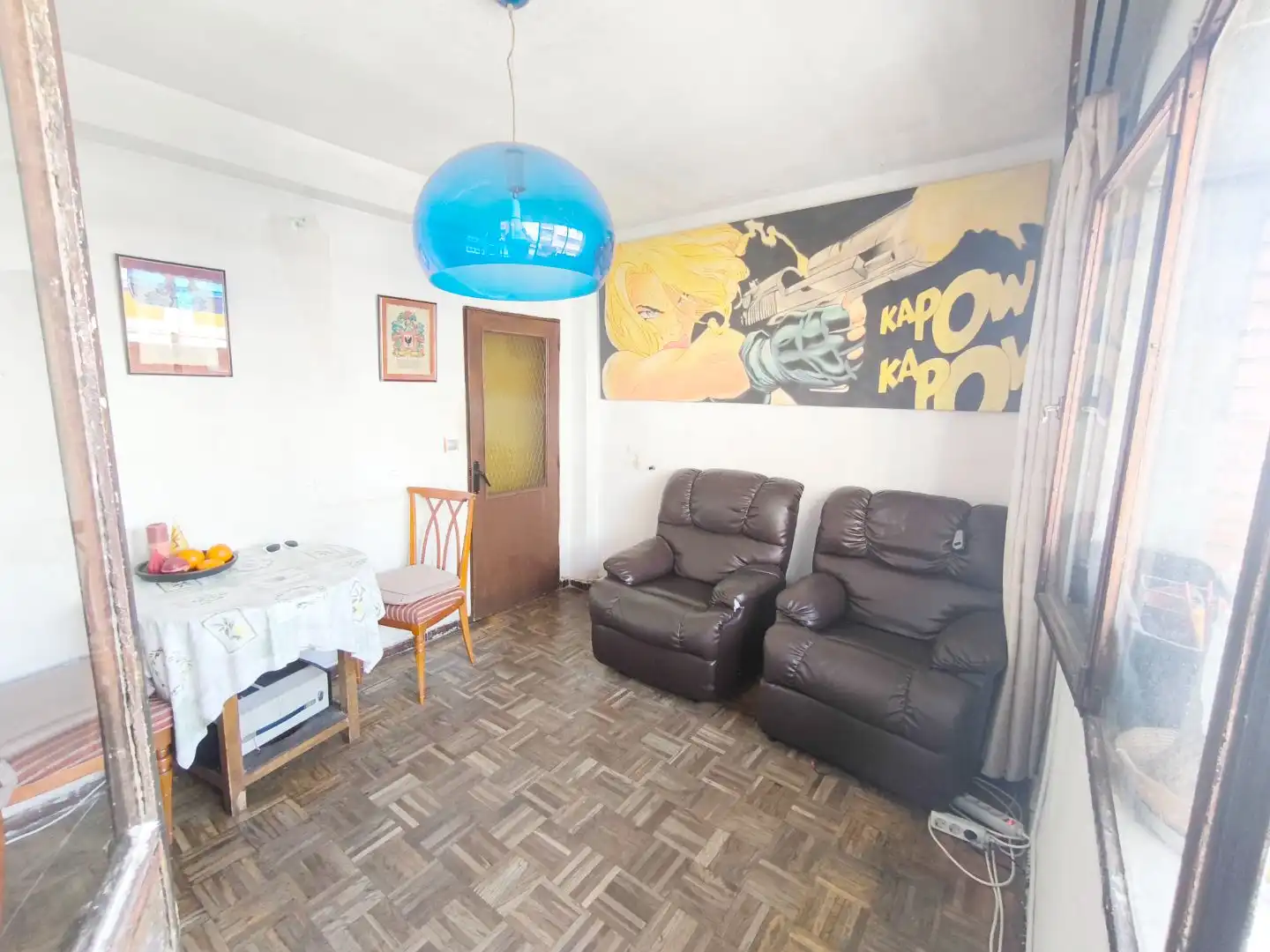Wohnung zum Verkauf in Calle de Virgen de Lluc, 88, Quintana Wohnzimmer von Wohnung zum Verkauf in Madrid Capital mit Terrasse